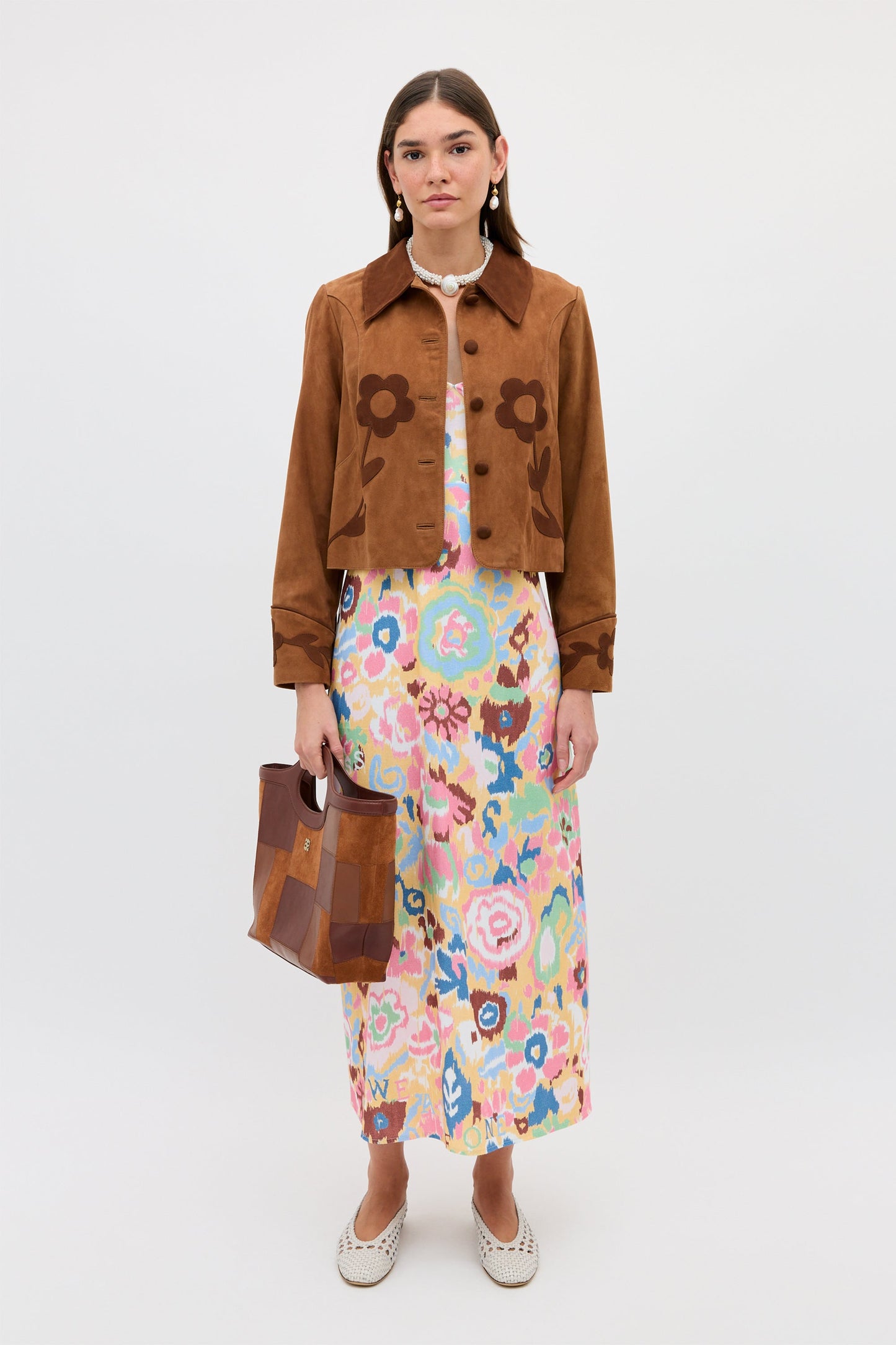 IIyana Dress - Ikat Bloom Yellow
