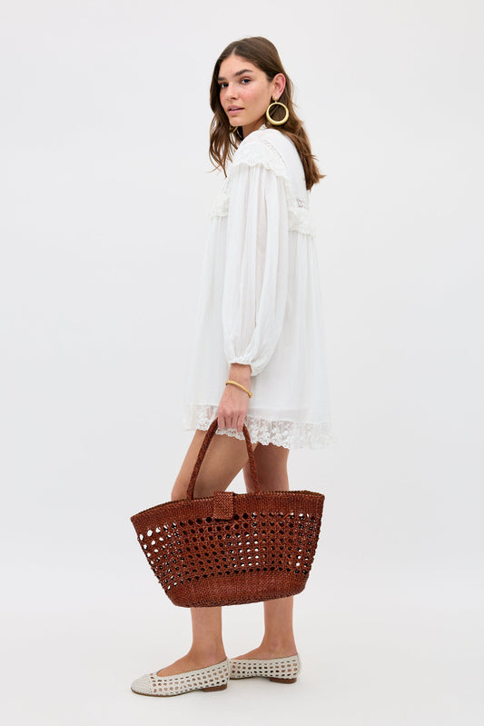Inez Dress - Lilly Embroidery Ivory
