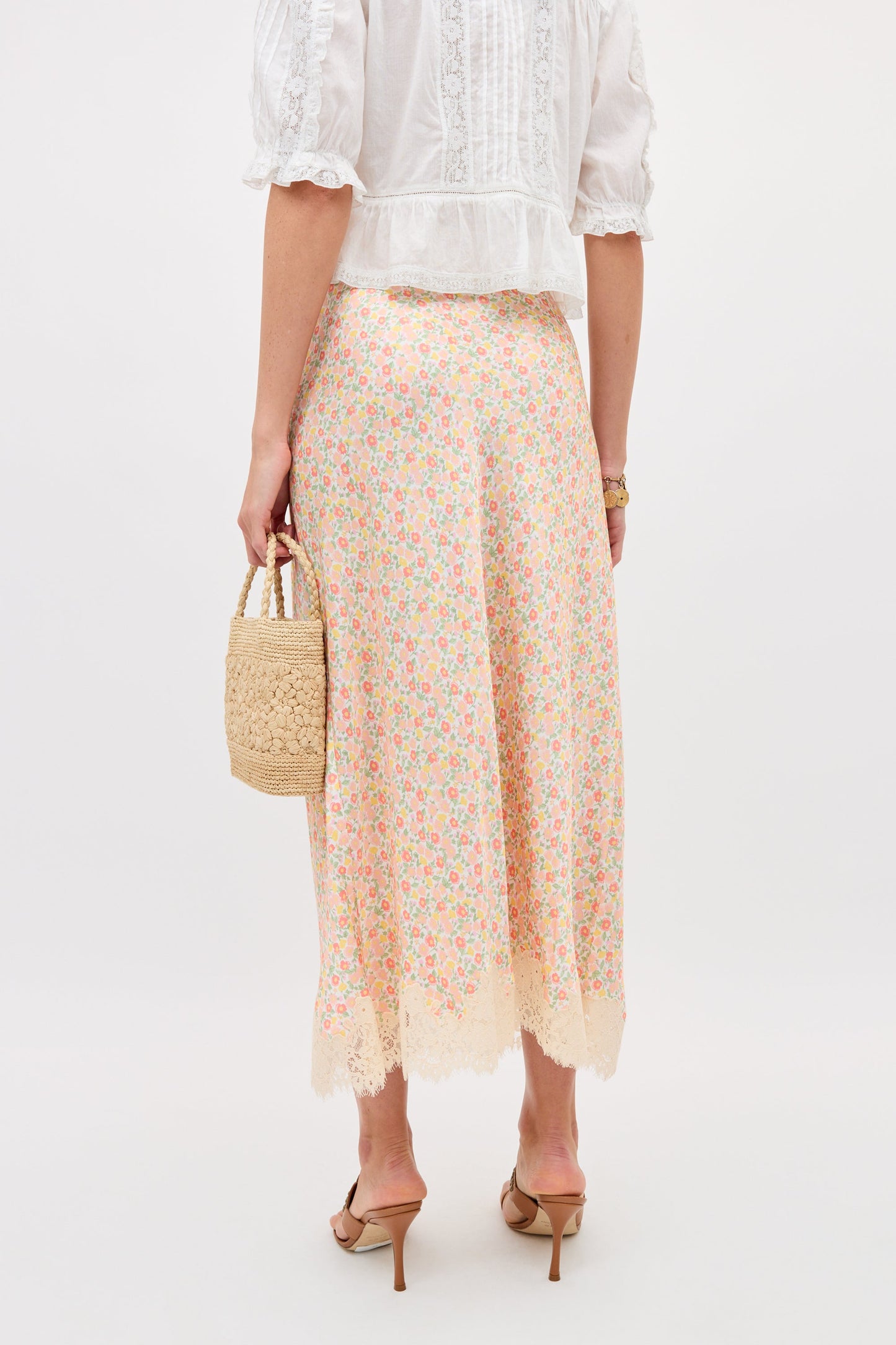 Matilde Skirt - Katie Floral Cream