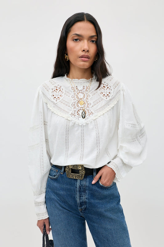Tazmin Top - Cream