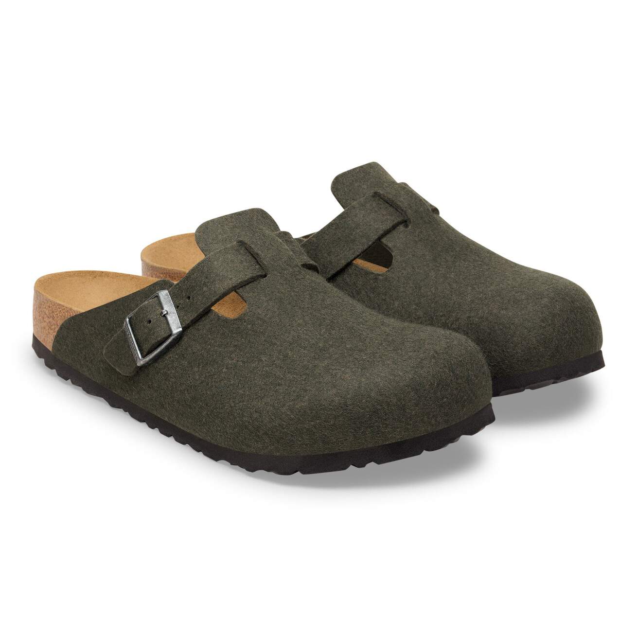 Boston Wool Clogs - Thyme