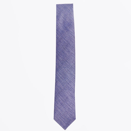 - The Grey Silk Woven Tie