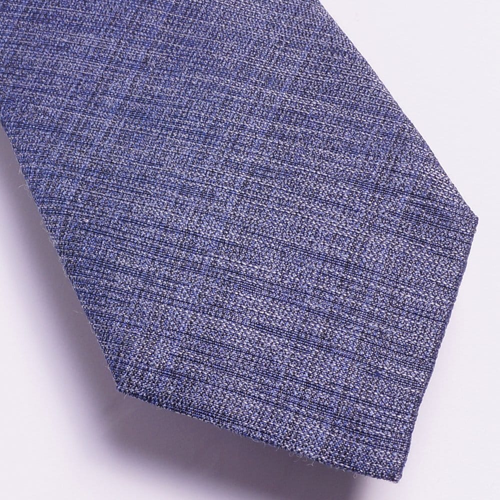 - The Grey Silk Woven Tie