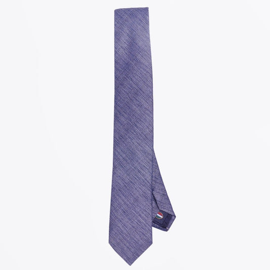 - The Grey Silk Woven Tie