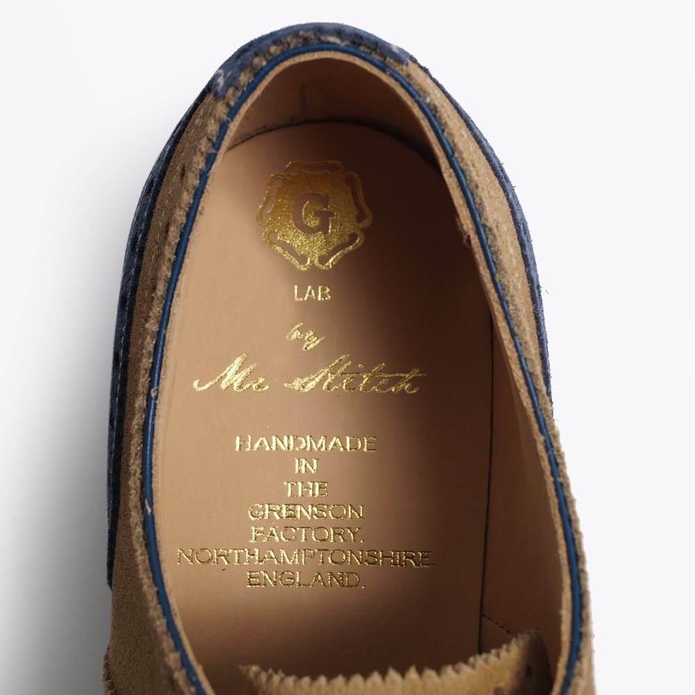 - G-Lab "SEBASTIAN" Suede Brogue - Mushroom