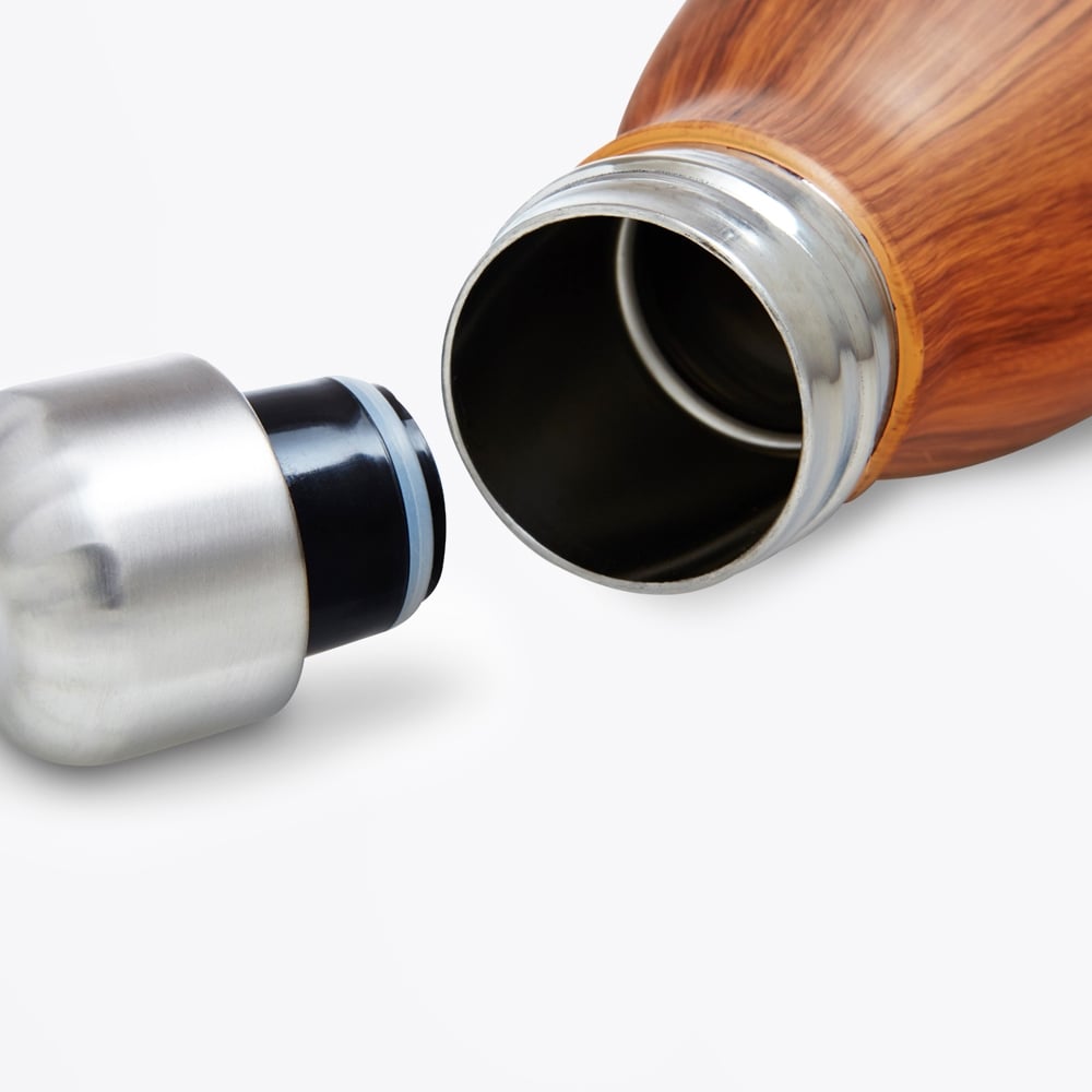 - The Wood Collection - 25oz/750ml Teakwood Waterbottle