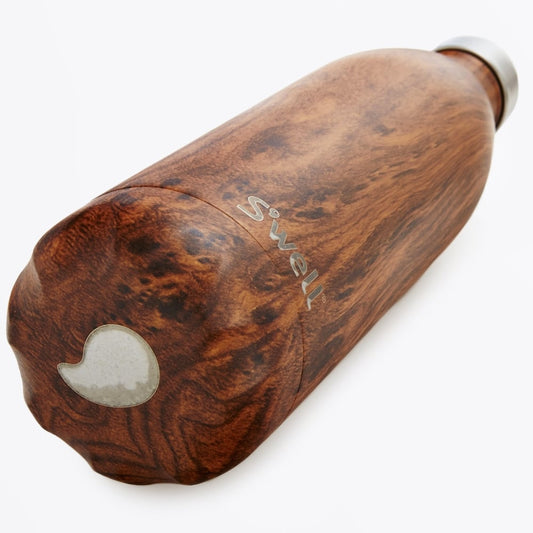 - The Wood Collection - 25oz/750ml Teakwood Waterbottle