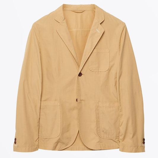 - Cotton Blazer - Warm Almond