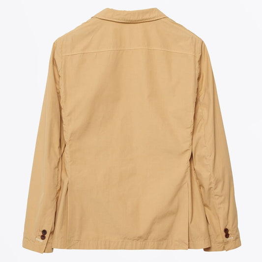 - Cotton Blazer - Warm Almond