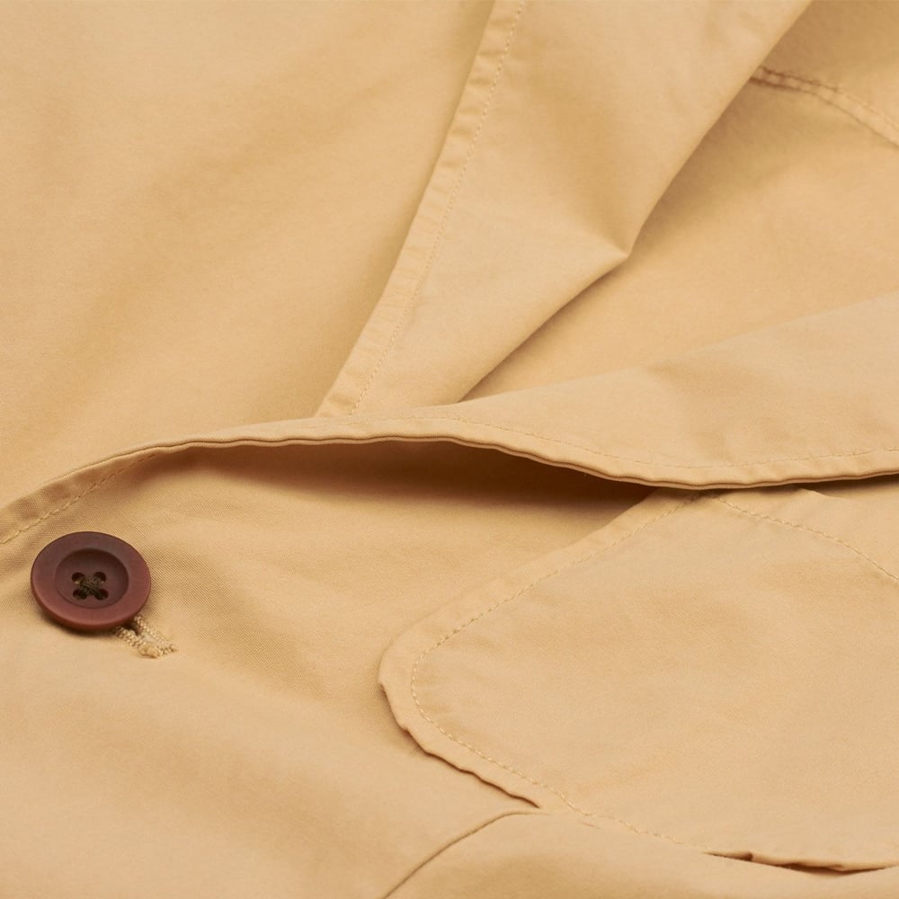 - Cotton Blazer - Warm Almond