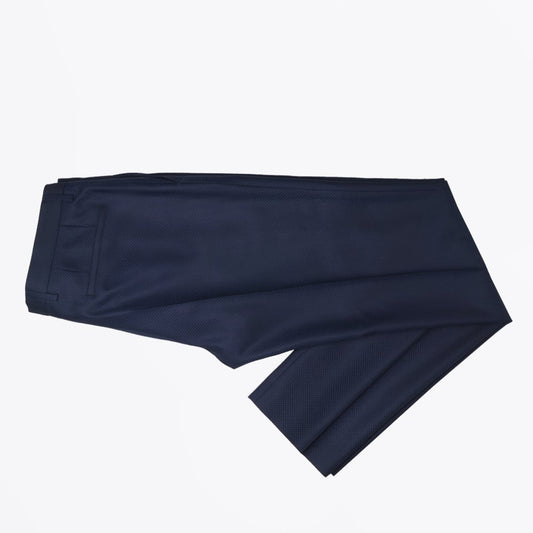 - Star Craig Weave Detail Suit - Navy