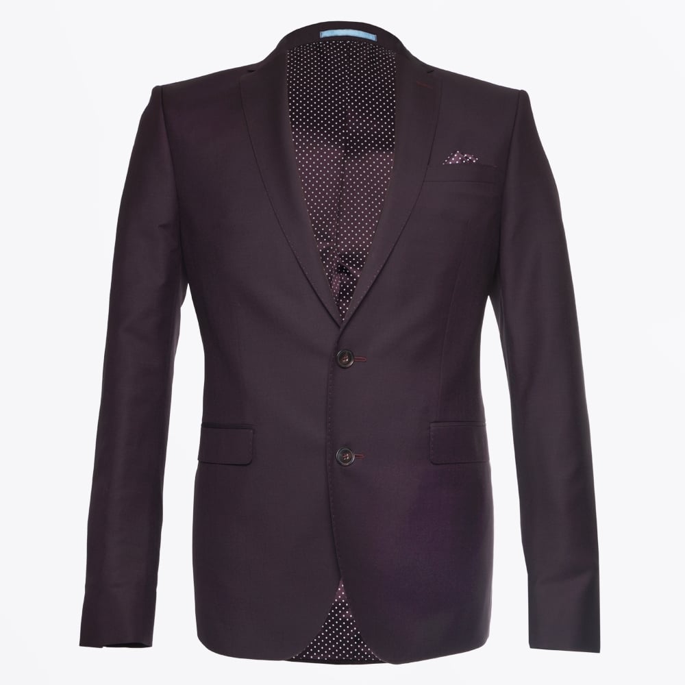 - Sherman Brandon Mohair Suit - Burgundy