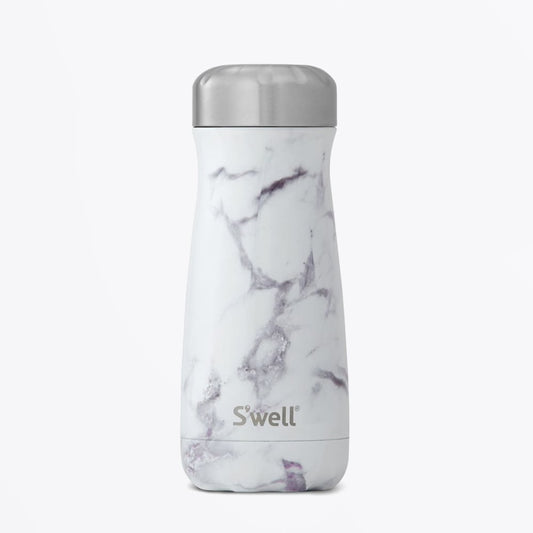 - Traveller Collection - White Marble 16oz Bottle