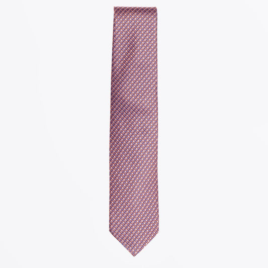 - Overlay Weave Tie - Orange