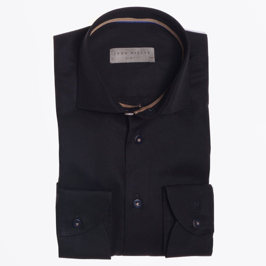- Button Detail Shirt - Black