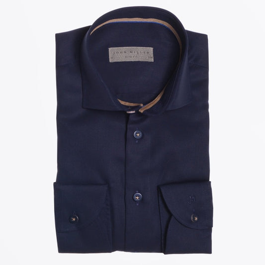 - Button Detail Shirt - Navy