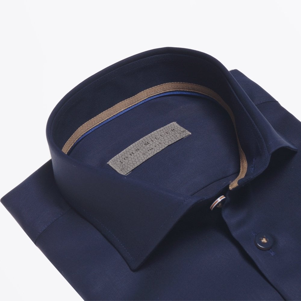 - Button Detail Shirt - Navy