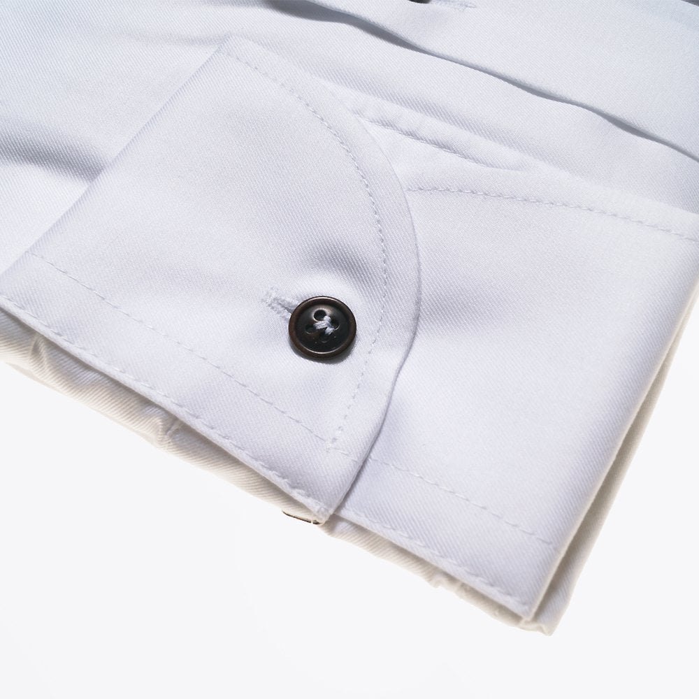 - Cotton Button-down Shirt - White