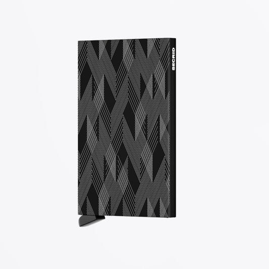 Laser Card Protector - Zigzag Black