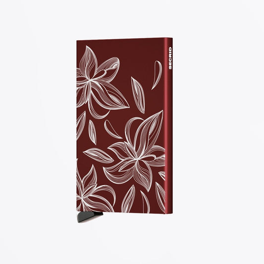 Laser Card Protector - Magnolia Bordeaux