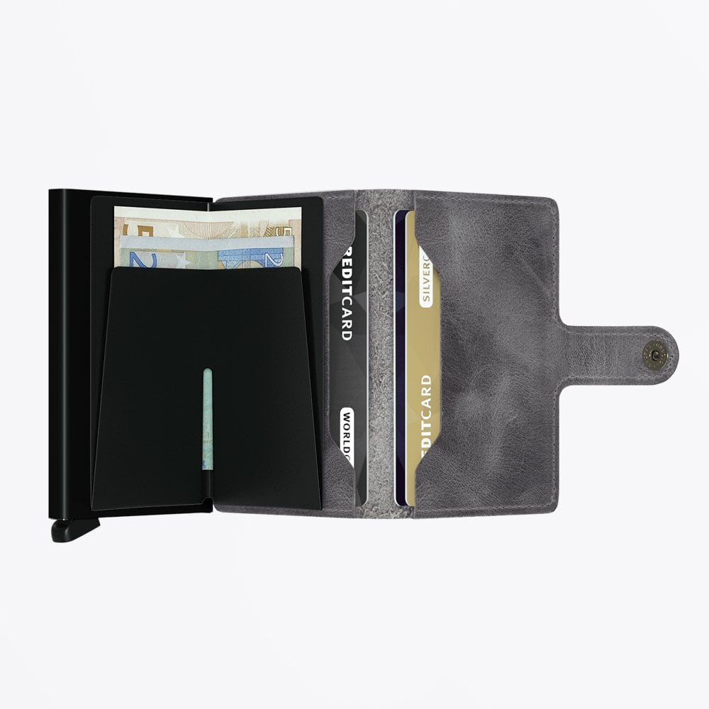 Secrid Miniwallet - Vintage Grey Black