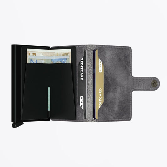 Miniwallet - Vintage Grey Black