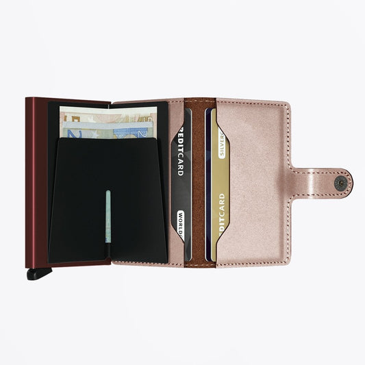 Miniwallet - Metallic Rose