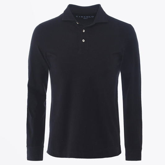 - Stretch Polo Shirt - Navy