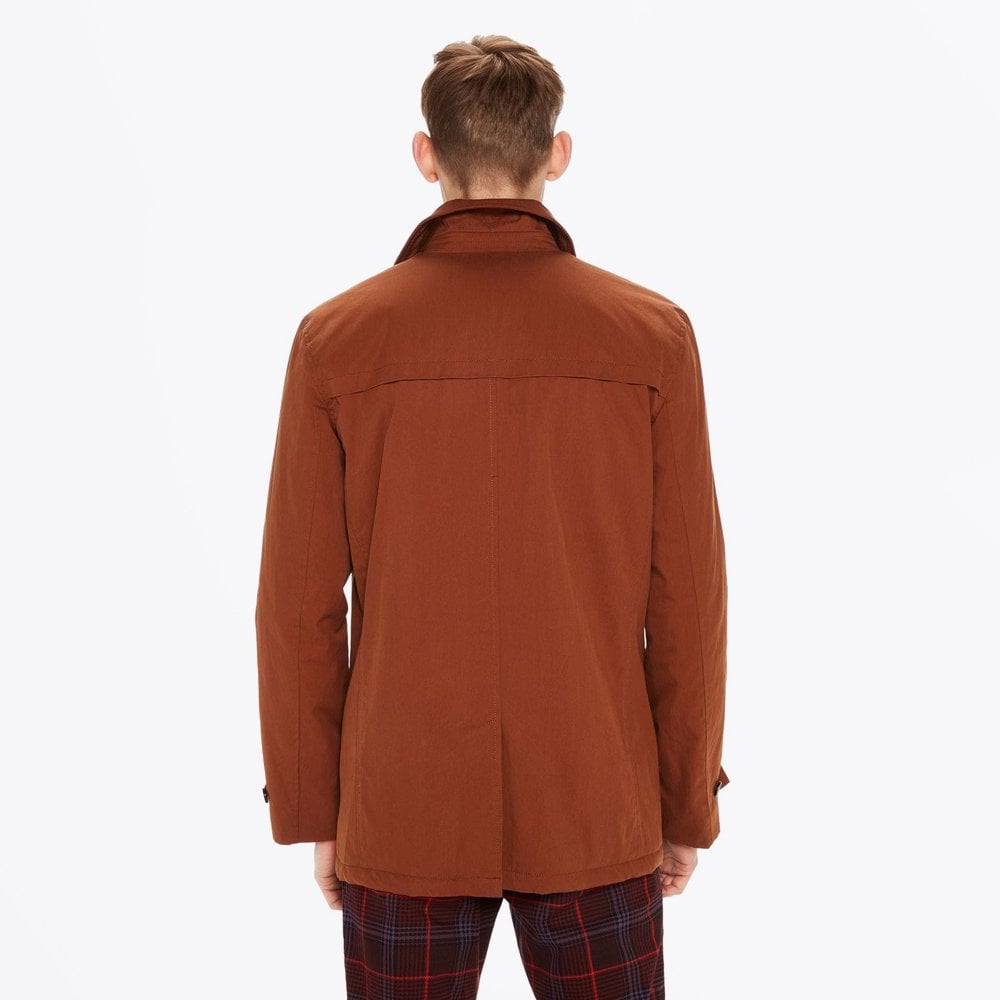 - Double-breasted Trench Coat - Rust