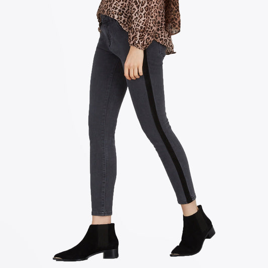 Margaux Skinny Ankle Jeans - Black