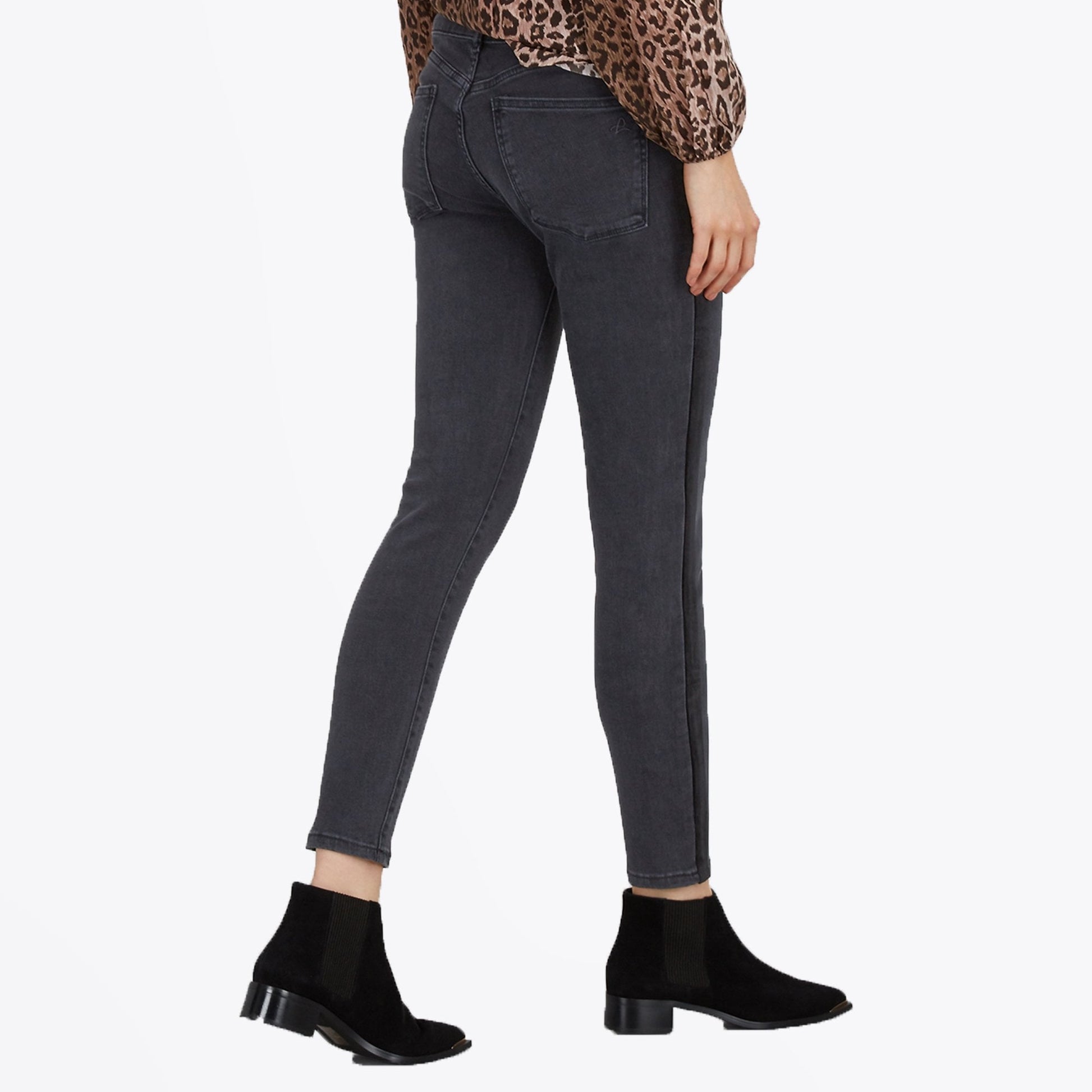 DL1961 Margaux Skinny Ankle Jeans - Black