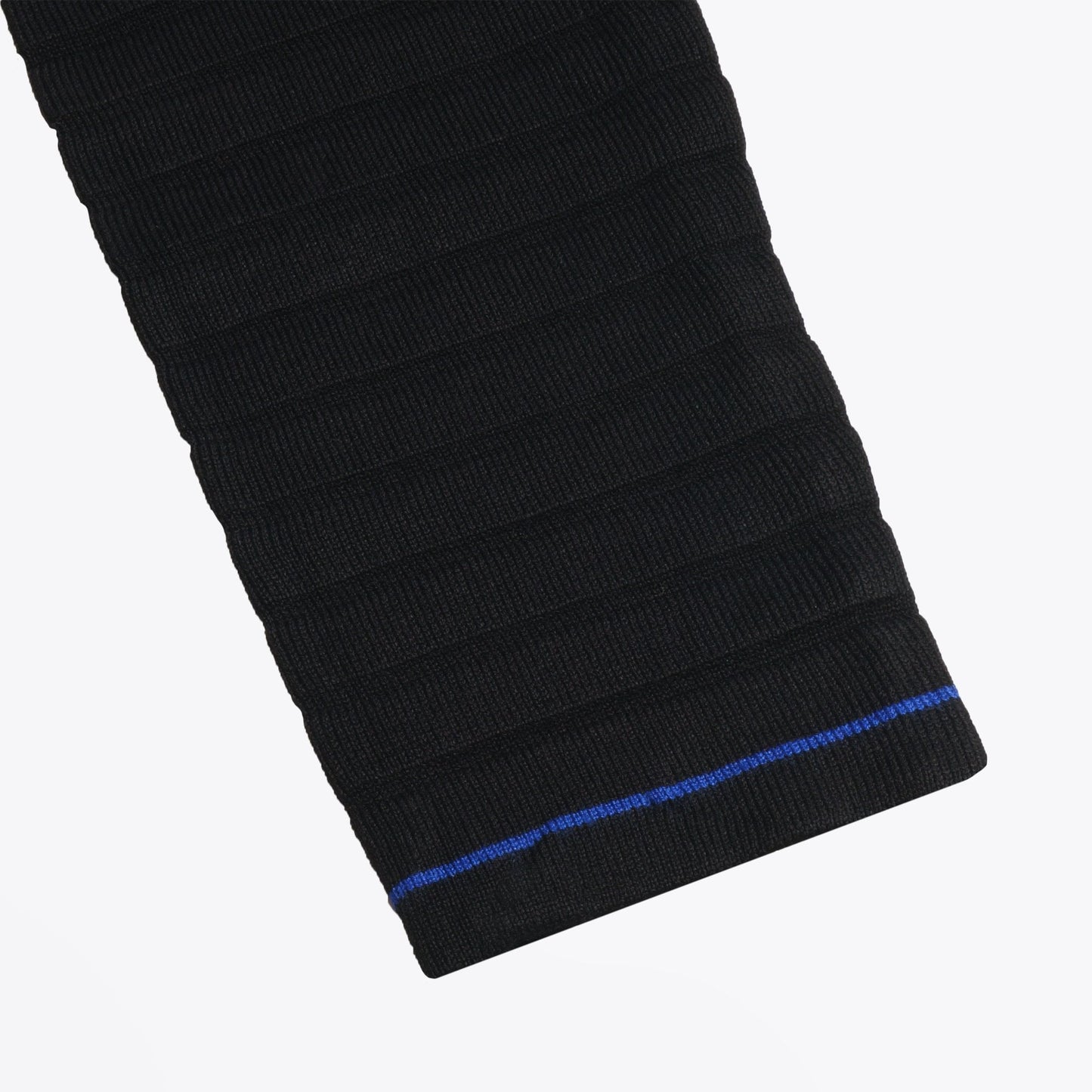 - Textured High Neck Knit - Black