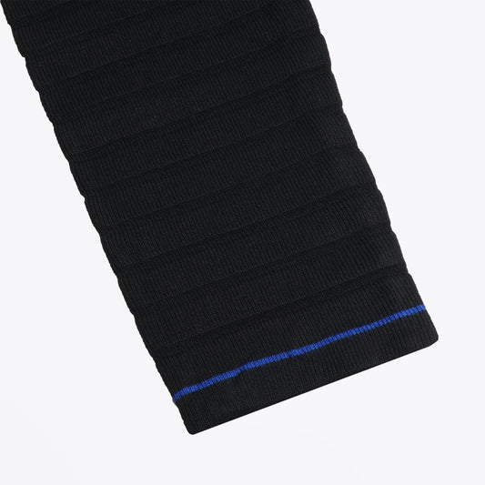 - Textured High Neck Knit - Black