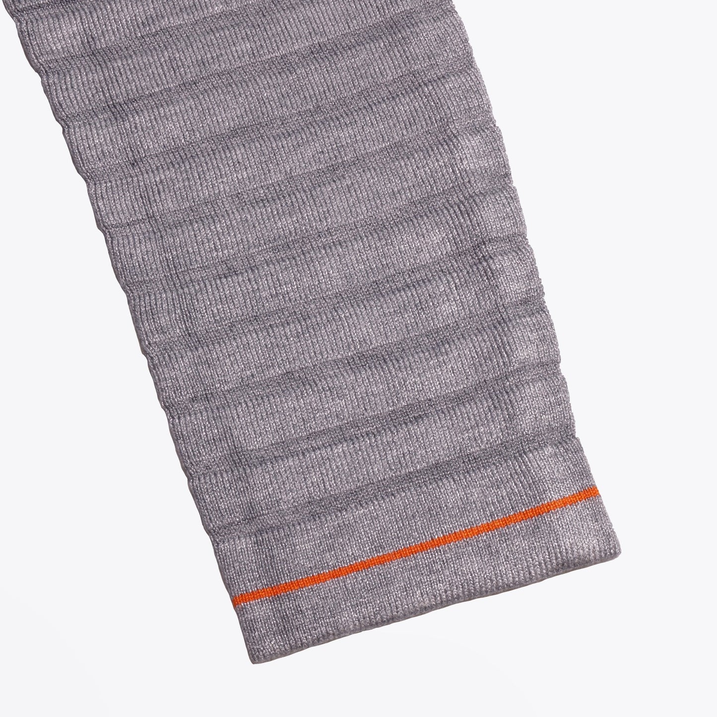 - Textured High Neck Knit - Grey