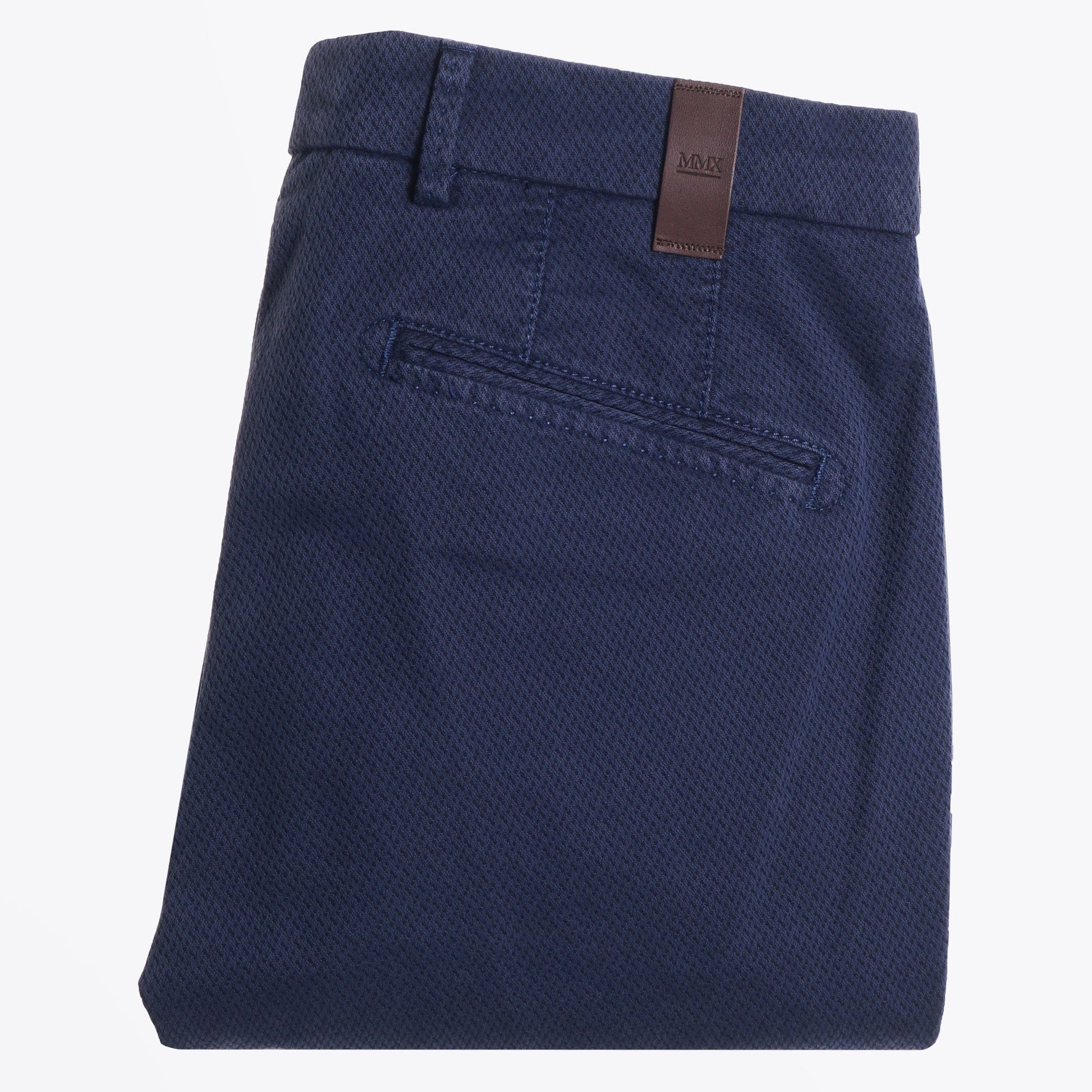 MMX Leo - Super Stretch Textured Chinos - Blue