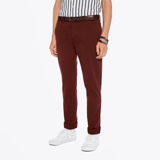- Stuart - Slim Fit Chino - Mahogany