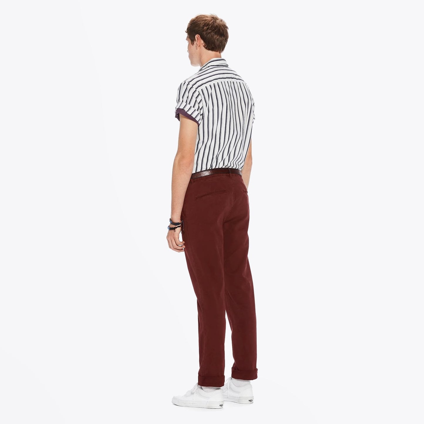 - Stuart - Slim Fit Chino - Mahogany