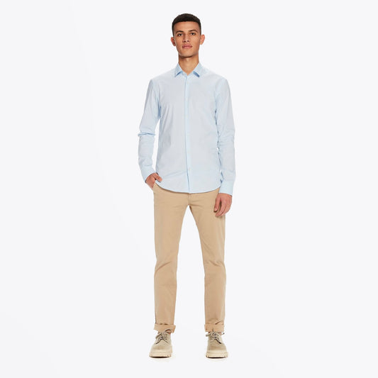 - Classic Oxford Shirt - Light Blue