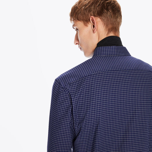 - Classic Cotton Shirt - Navy