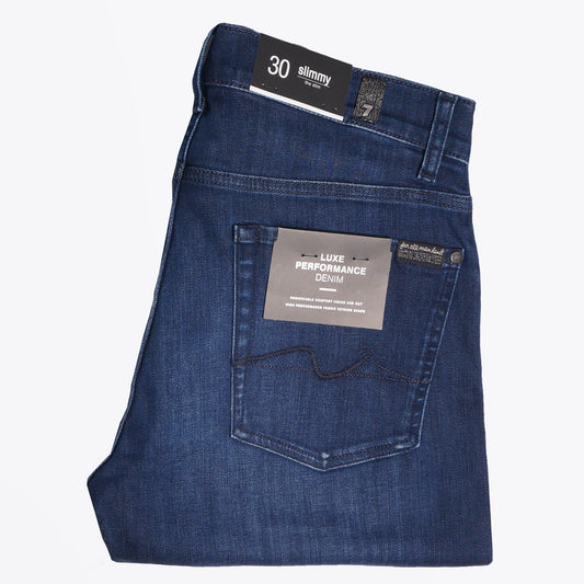 - Slimmy Luxe Performance Rinse Jeans - Indigo