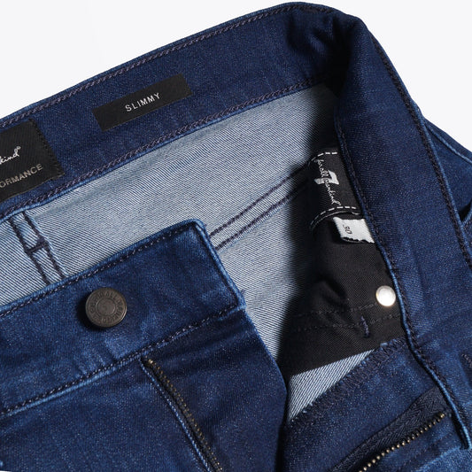 - Slimmy Luxe Performance Rinse Jeans - Indigo