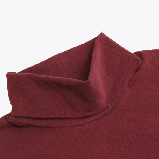 - Stretch Turtleneck - Bordeaux