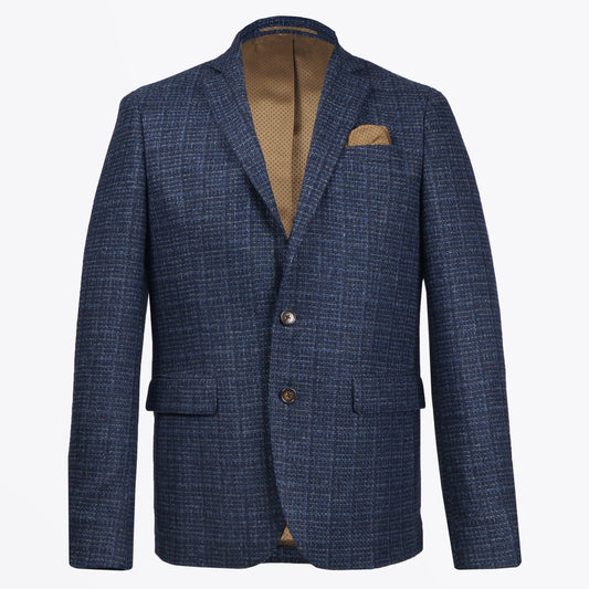 - Sherman Weave Blazer - Navy/Blue