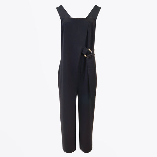 Hoop Detail Jumpsuit - Navy