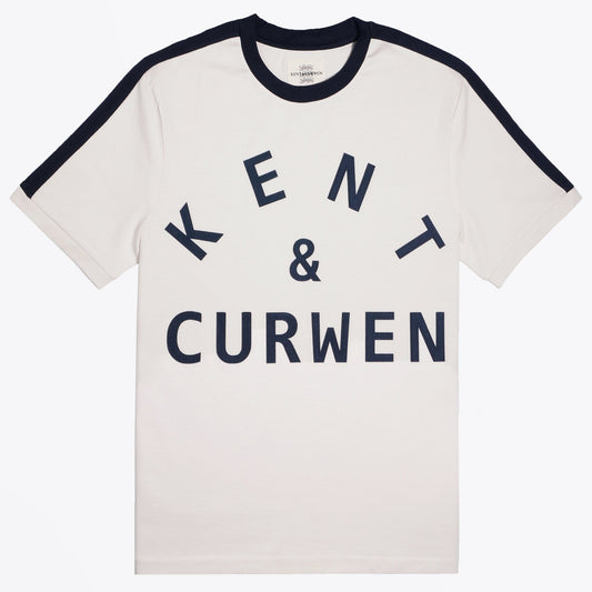 K&C Logo T-Shirt - White/Navy