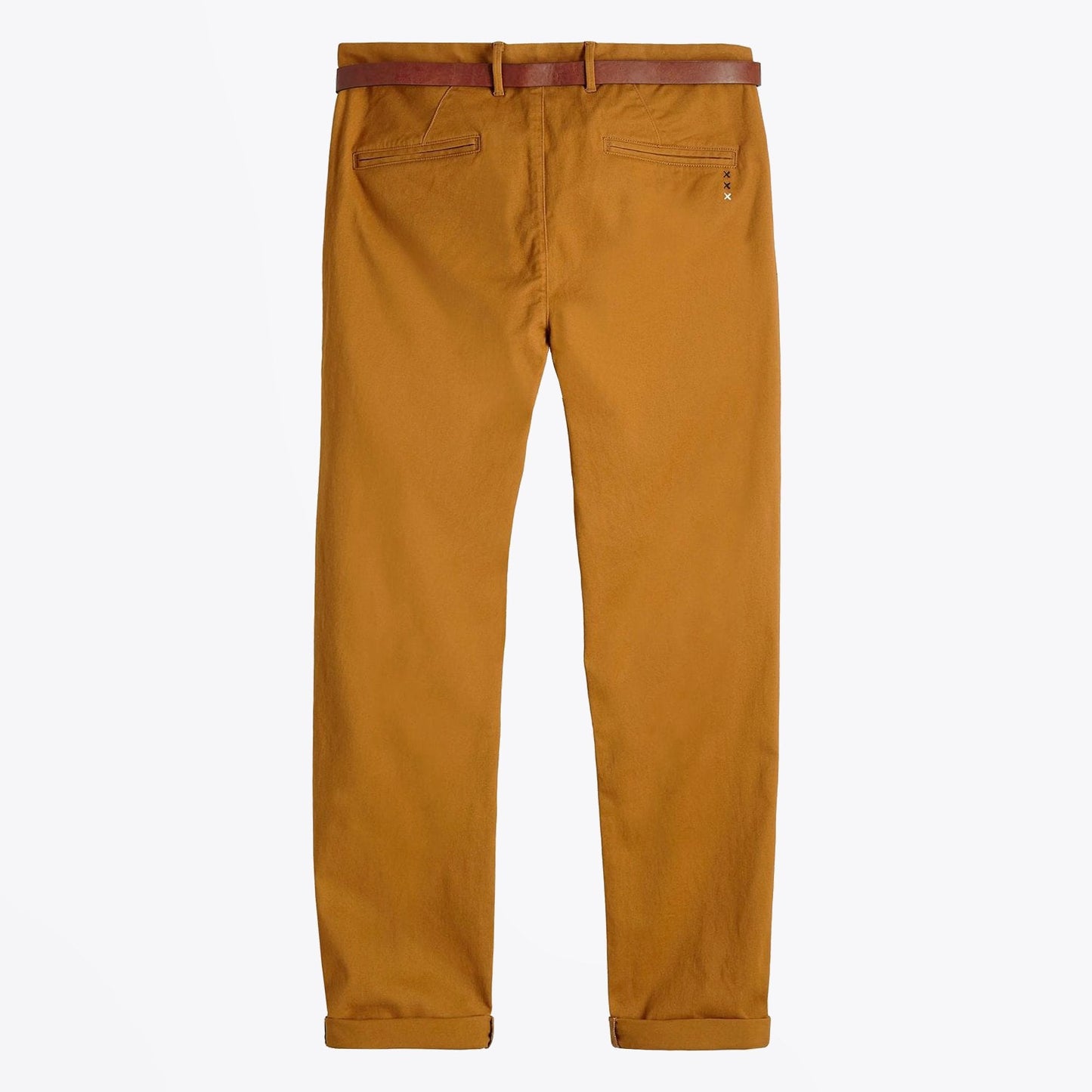 - Stuart - Regular Slim Fit Chinos - Tobacco