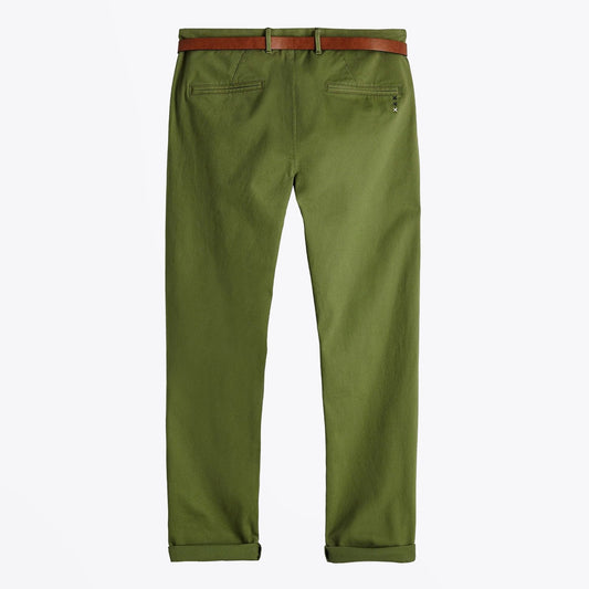 - Stuart - Regular Slim Fit Chinos - Green