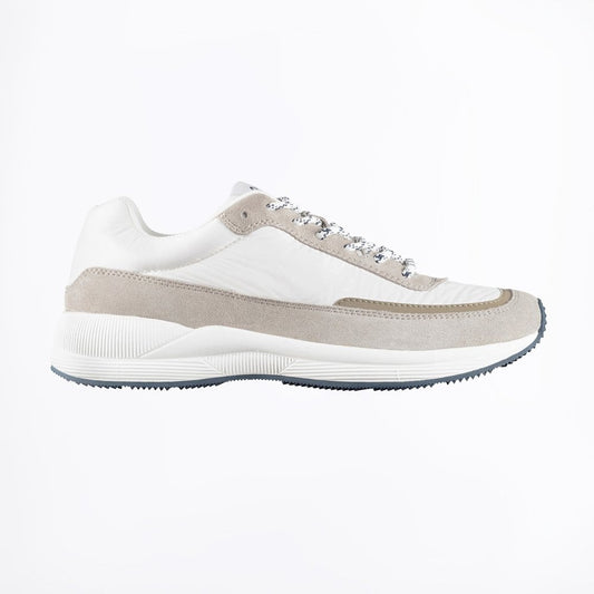 - Two-Tone Sneaker - White/Beige