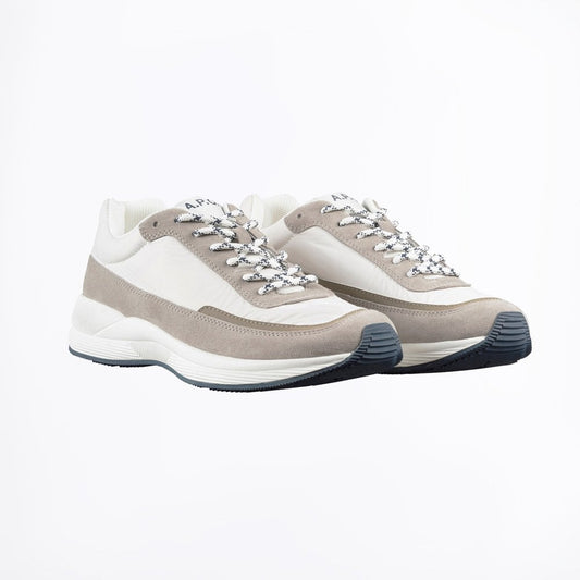 - Two-Tone Sneaker - White/Beige