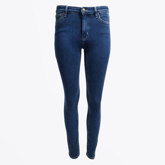 - Bridge High Rise Skinny Jeans - Blue